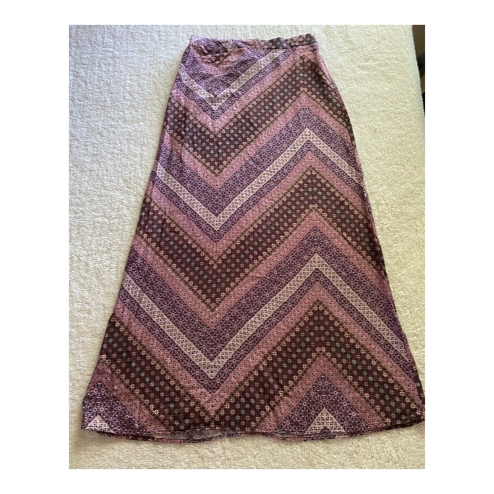 Vintage Maxi Skirt Calico Floral Friday Los Angeles Sz M